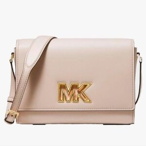 NWT Michael Kors Mimi Medium Leather Messenger Bag